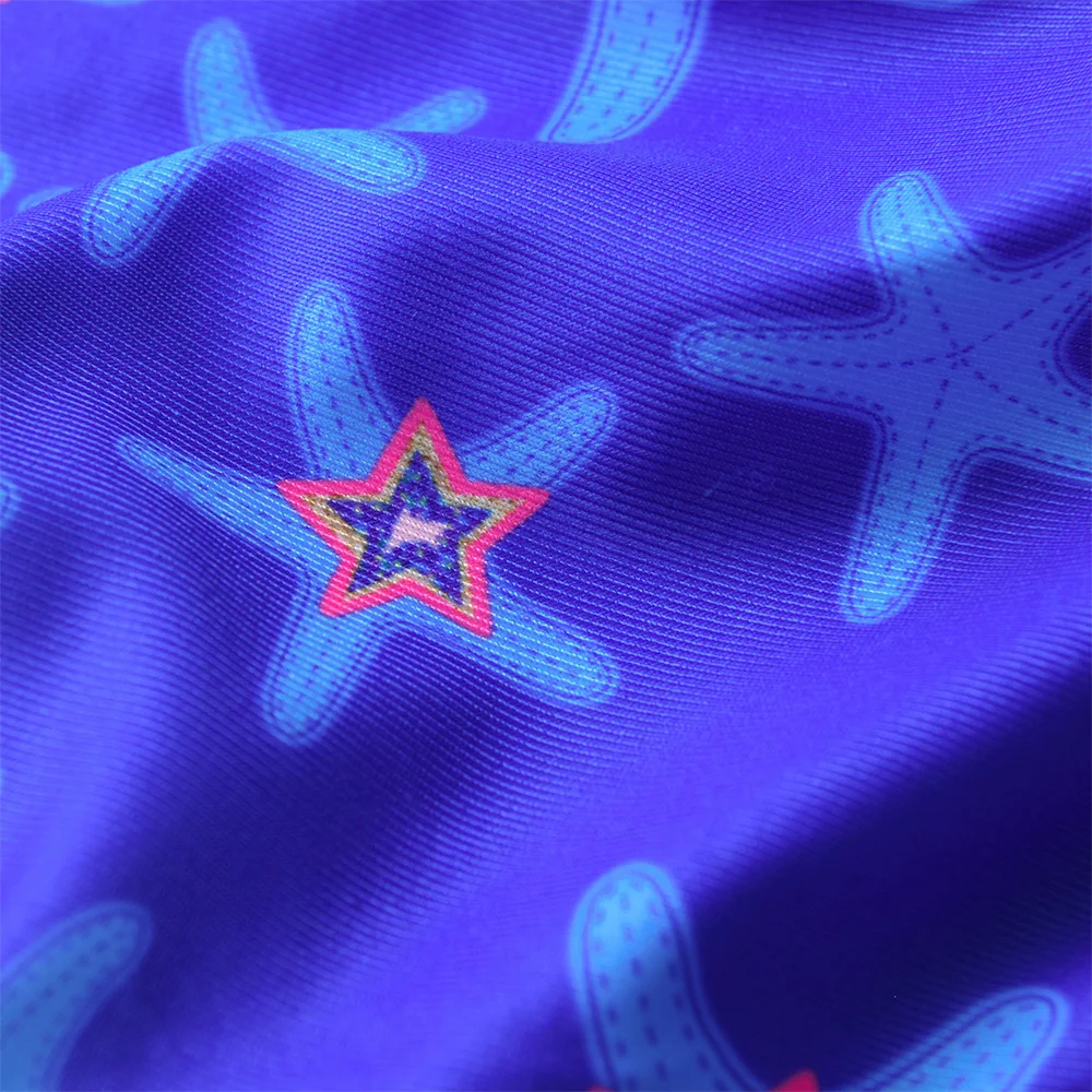 VIKITA المراهقين الفتيات قريبة مطاطا نجم البحر ملابس السباحة الفتيات انقسام قطعتين ملابس الأطفال موضة بيكيني مجموعات