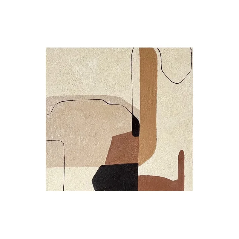 Hand-Painted Abstra…