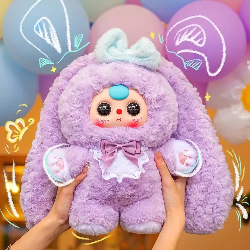 New Baby Three V4 400% Overall Doll Mystery Vinyl Plush Blind Box Fashion Cute Kawaii Decor Girl Toy Surprise Birthday Gift