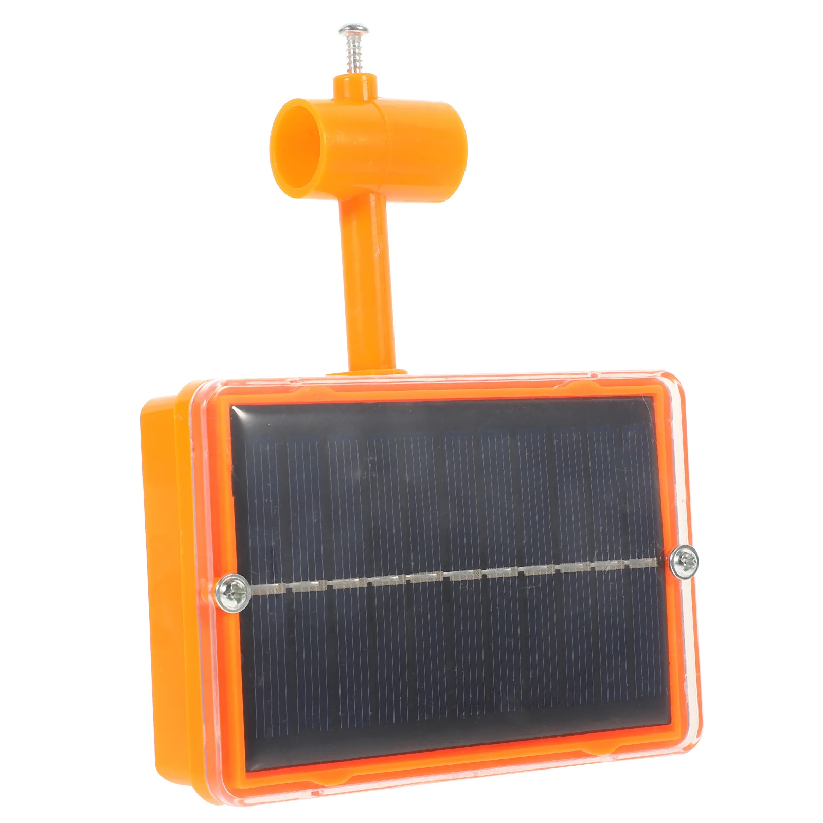 

1pc Solar Powered Bird Repeller Voice Box Orange For Garden Lawn Orchard Fish Pond Pest Control Device Outdoor Animal
