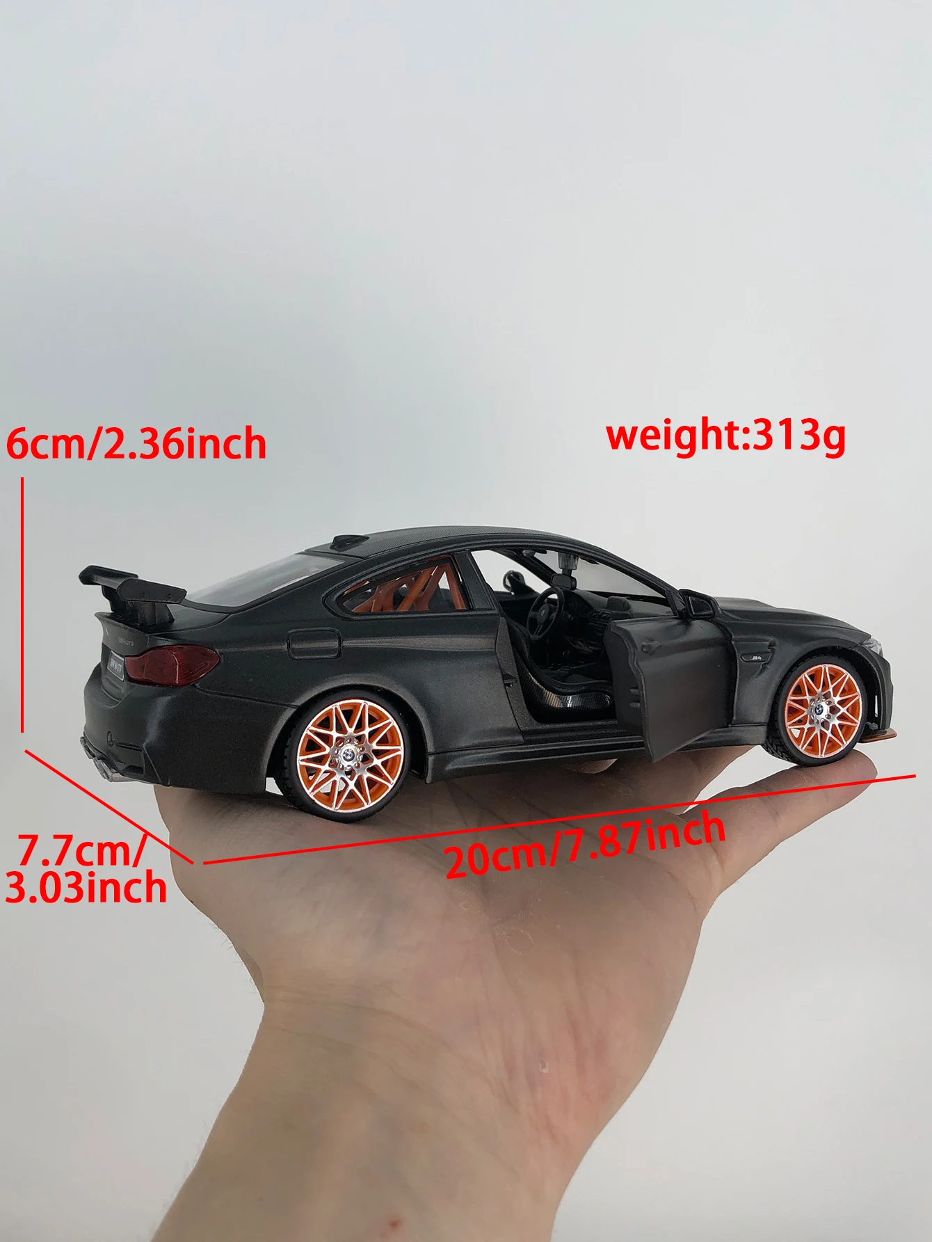 Maisto 1:24 simulação liga de zinco BMW M4 GTS modelo de carro, ornamento estático, carro de presente colecionável de metal