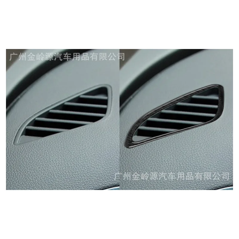 

For 13-18 Audi Q3 Carbon Fiber Instrument Left and Right Air Vent Decoration Sticker Car Interior Modification Accessories