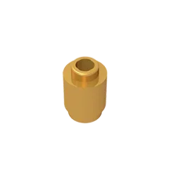 Gobricks GDS-605 RUNDER STEIN 1X1 kompatibel mit Lego 3062 30068 35390 pädagogischen Bausteinen, technisch