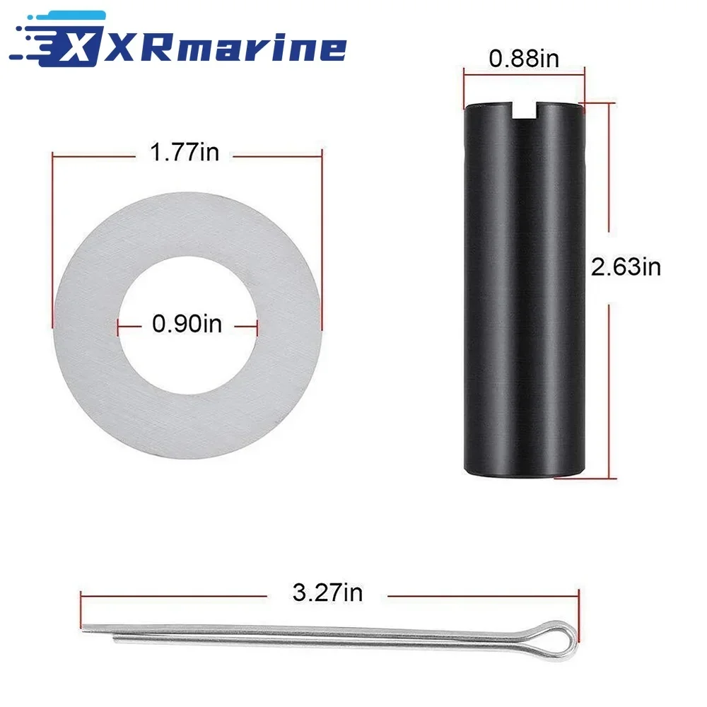 8M0073409 Lower Steering Pin For MerCruiser Alpha 1 Gen 2 and Bravo Drives 99353 17-8M0073409 17-99353 image 2