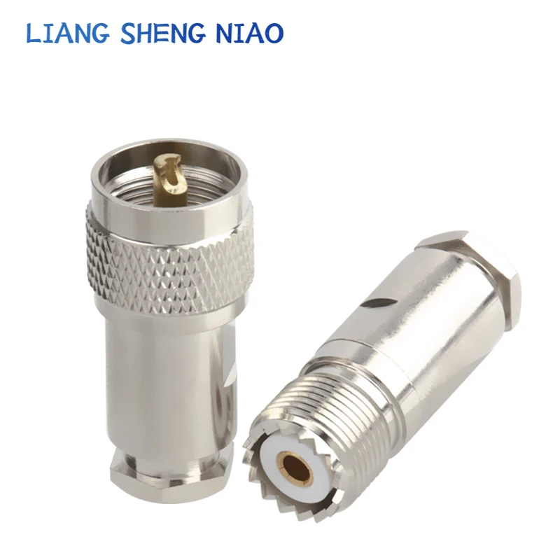 Car intercom plug M/SL16 male UHF-3-5-7-9 pure copper welding feeder head