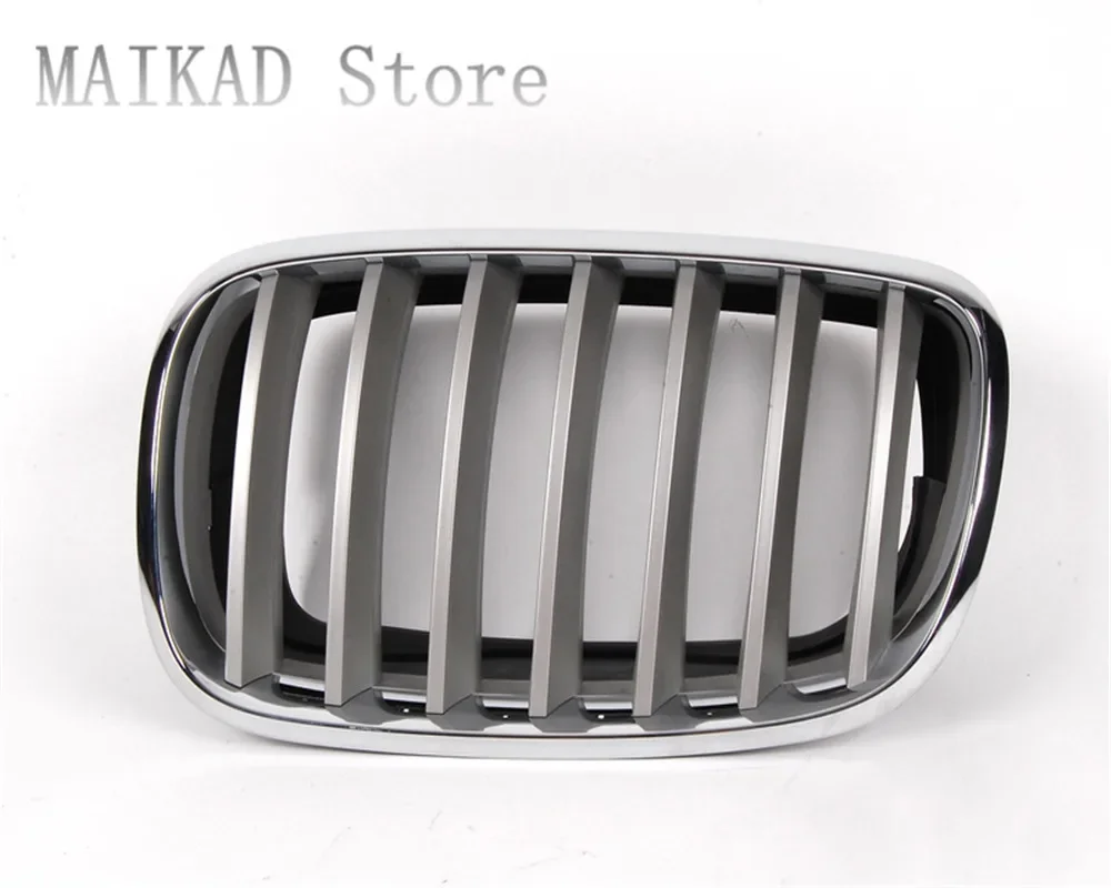 

2PCS/pair Front Chrome Grille radiator grill for BMW X5 E70 3.0d 3.0si 3.5d 4.8i M X6 E71 3.0dx 3.5dx 4.0ix 5.0ix 51137185223