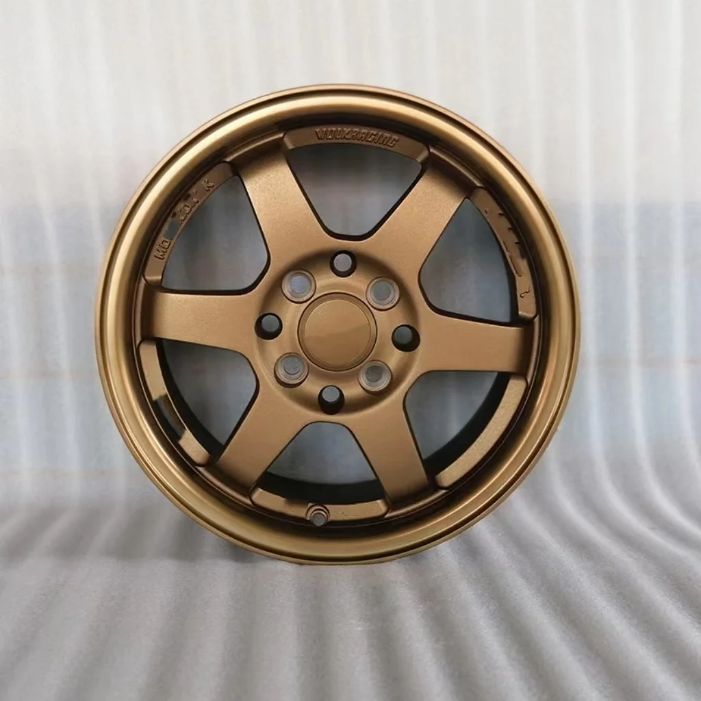 

for Bronze Two Tone 14 15 Inch 4x100 Mag Alloy Wheels Rims Passenger Car Luxury high-end customization