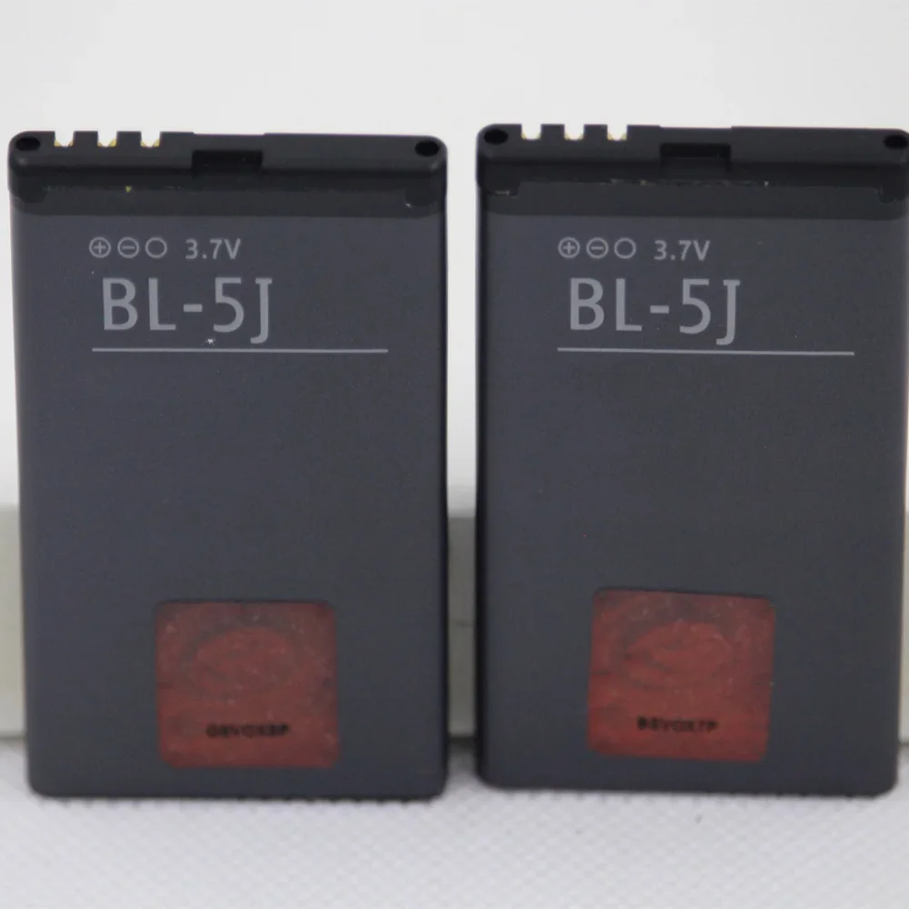 10pcs/lot 1320mAh BL-5J Battery For Nokia 5230 5233 5800 3020 Lumia 520 525 530 5900 Xpress Music C3 N900 X6 BL5J Battery