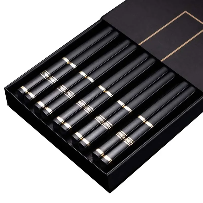 5Pairs Hohe Qualität Japanische Nicht-Slip Stäbchen Koreanische Home Hotel Restaurant Tragbare Gesunde Lebensmittel Stick Für Sushi Stäbchen