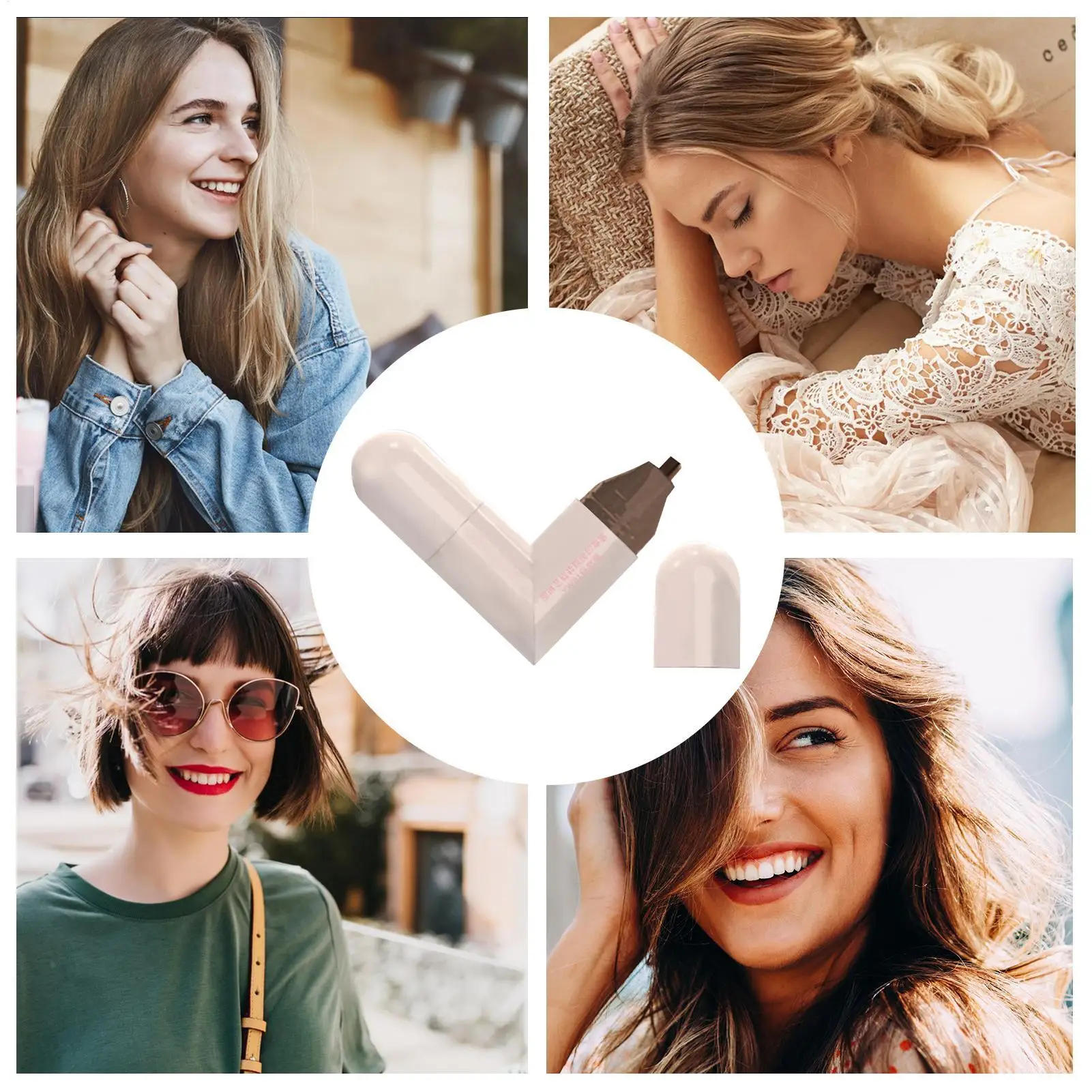 Delineador de Ojos con Sello para Alas de Gato, Doble Punta, Maquillaje para Mujer, Sello para Alas de Ojos, Plantilla Impermeable, Cosméticos Portátiles de Secado Rápido