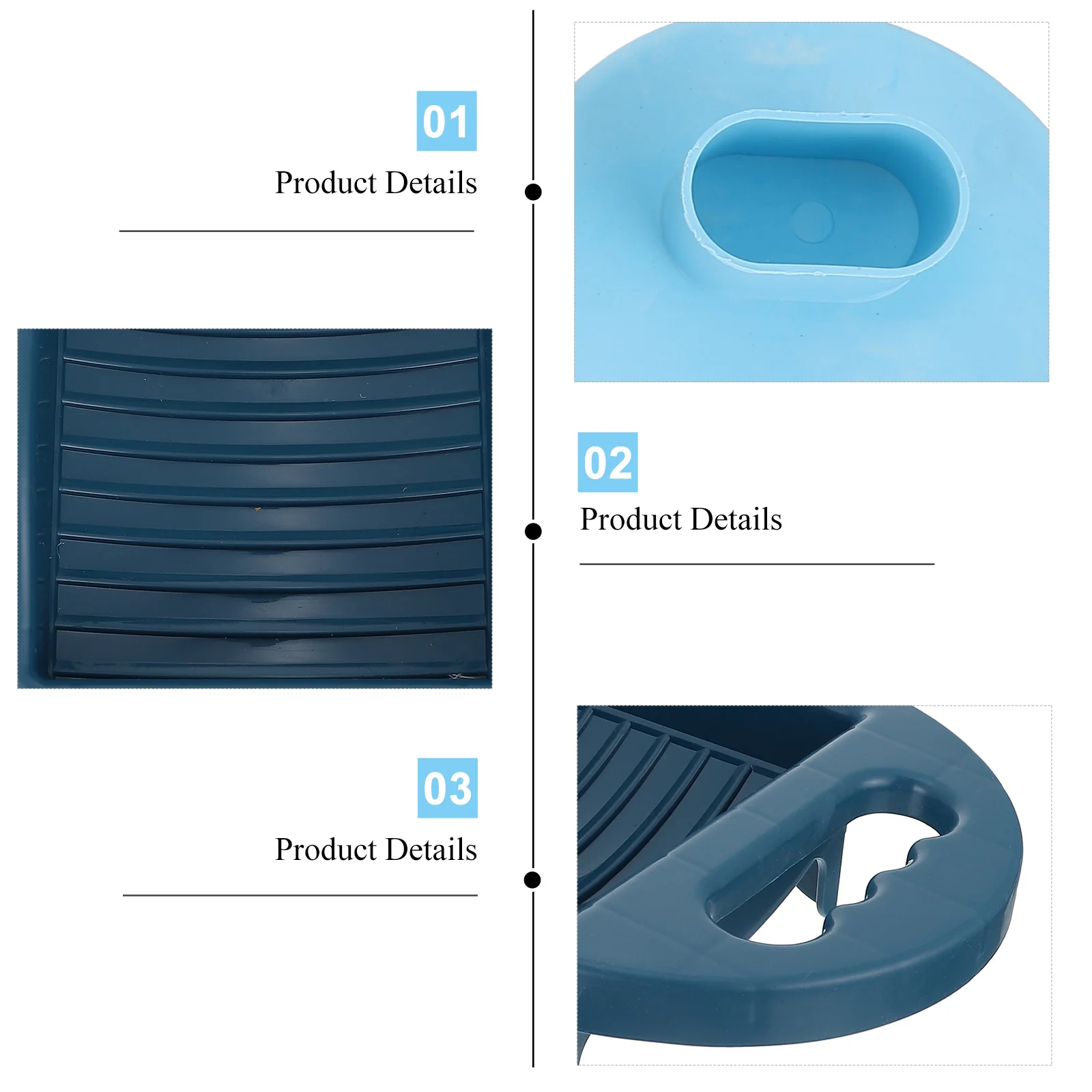 

Small Washboard Laundry Tool for Cleaning Bra Briefs Socks Underwear Durable Compact Practical Housework Helper