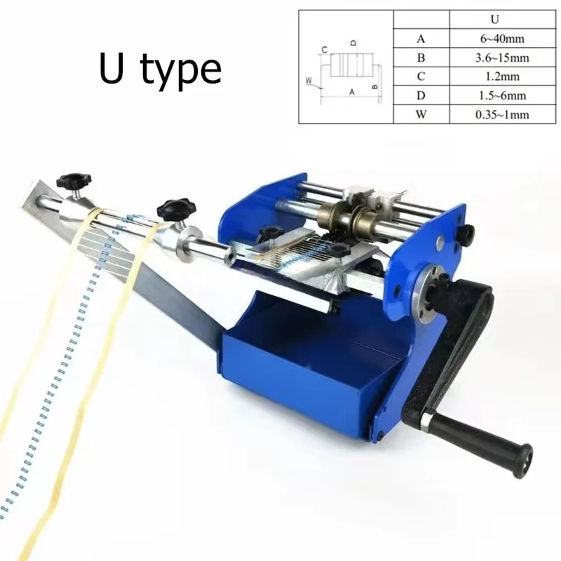 U/F Type Resistor Axial Lead Bend Cut & Form Machine Resistance Forming U/F Molding Machine