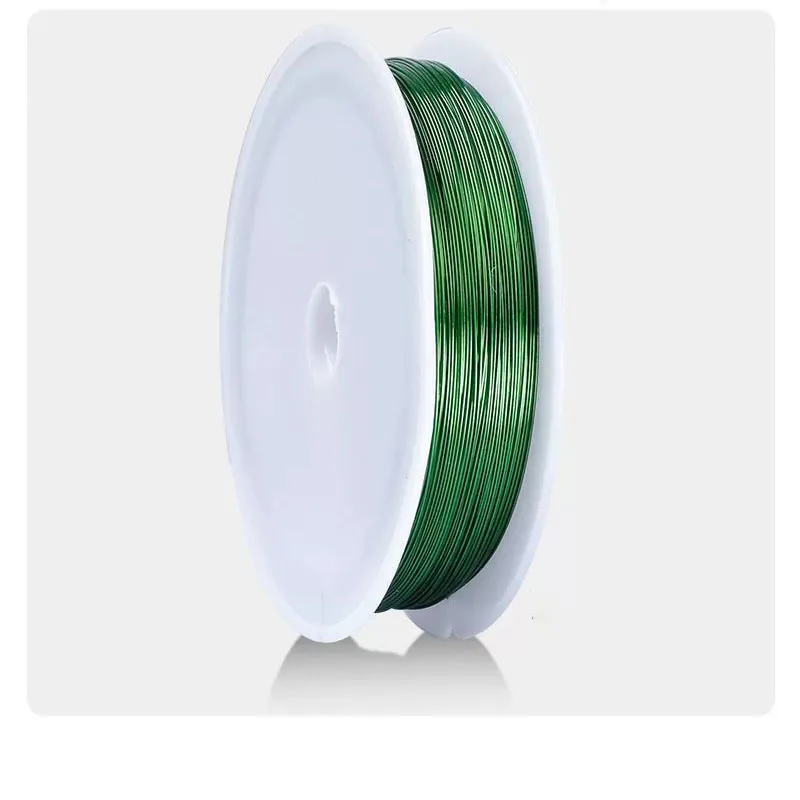 10 kleuren 50 meter sieraden ambachtelijke koperdraad voor DIY bloem kralen ketting armband maken cadeauverpakking tuin ambachtelijke benodigdheden