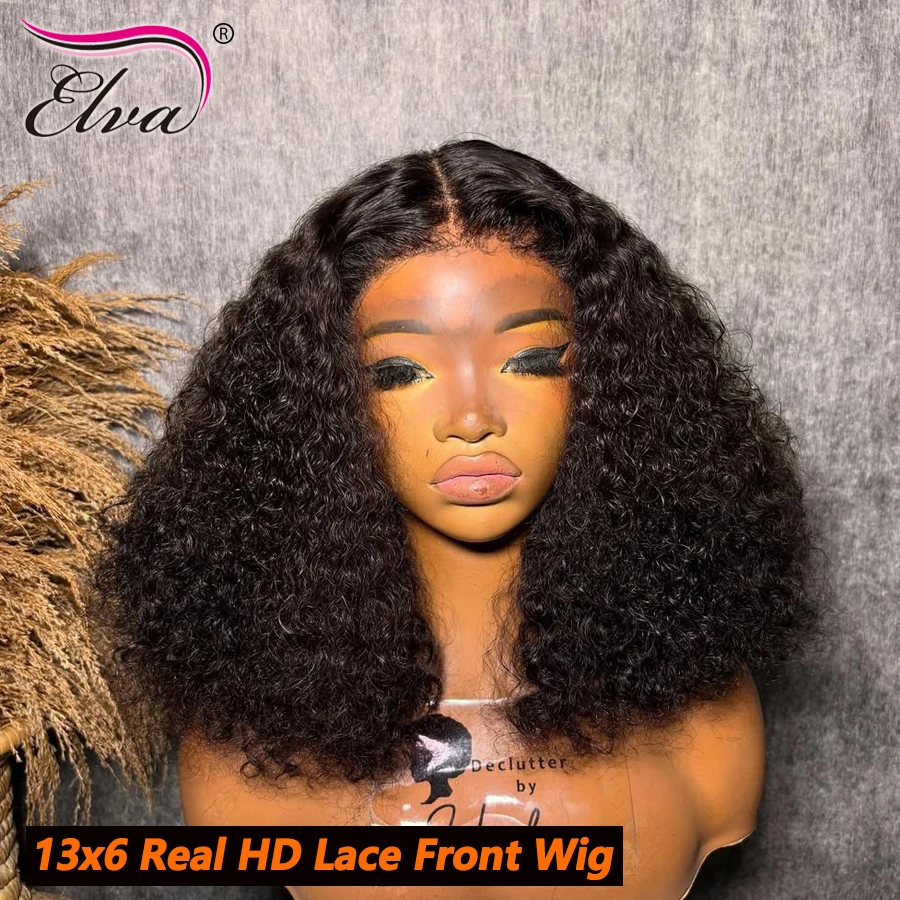 

250% Glueless Jerry Curly Invisible 9X6 HD Lace Closure Wigs Wear & Go Pre Plucked Natural Hairline Human Hair For Women 36inch