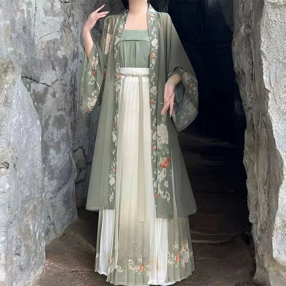 Chinese Traditional Hanfu Dress Female Song Dynasty Ancient Costumes Elegant Oriental Chinese Clothes Cosplay Hanfu Women Modern