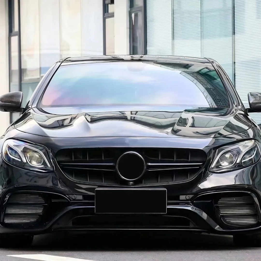 

For Mercedes Benz E class W213 2016-2020 E200 E260 E300 E350 GT Diamond Style Front Grille Bumper Mask Grill Tuning Accessories