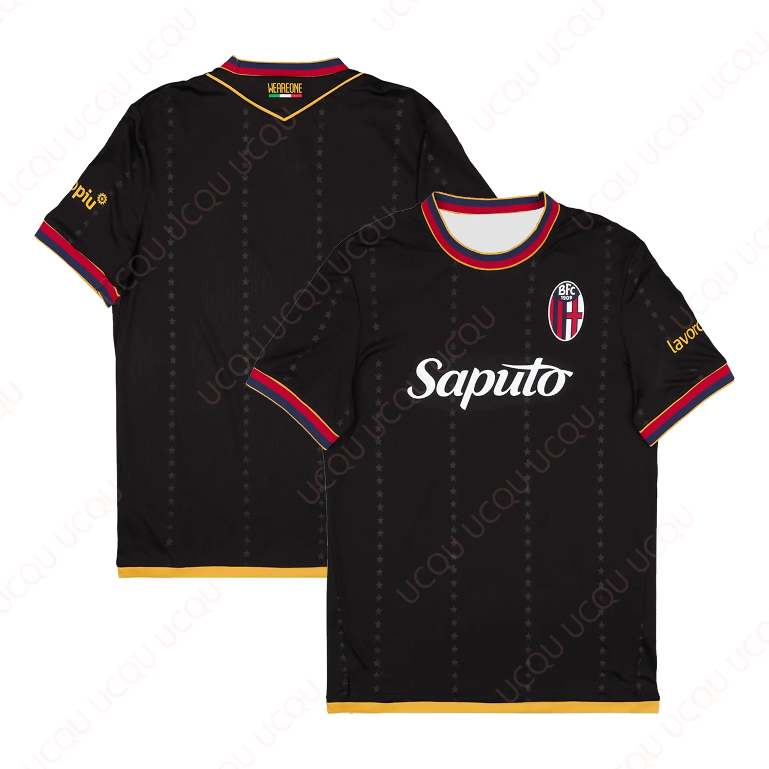 2024-25 Bologna Quarto T-shirt La più recente maglia da esterno ad asciugatura rapida T-shirt classica estiva Maglia da esercizio ampia per adulti e bambini