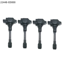 1/4PCS 22448-ED000 Ignition Coil For Nissan Micra Qashqai X-Trail Altima L33 Sylphy Cube March NP300 NV200 Note 22448ED000