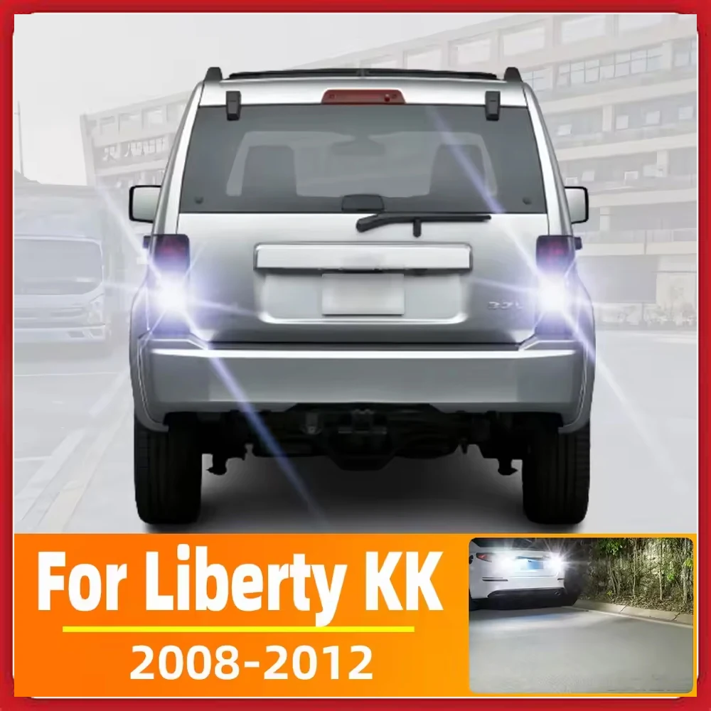 

2pcs LED Reverse Light For Jeep Liberty KK Accessories 2008 2009 2010 2011 2012 Backup Back Up Lamp Bulbs