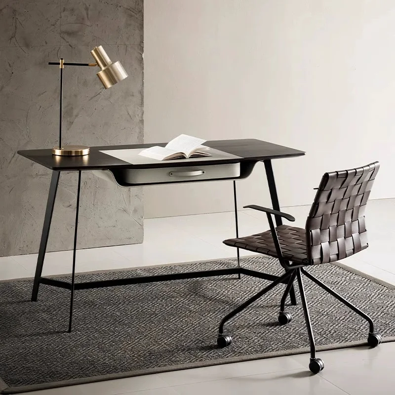 كرسي بذراعين مريح حديث من الجلد للتأمل، كرسي مكتب عالي الجودة، تصميم أثاث مكتبي تنفيذي من سيلا جيمر #2