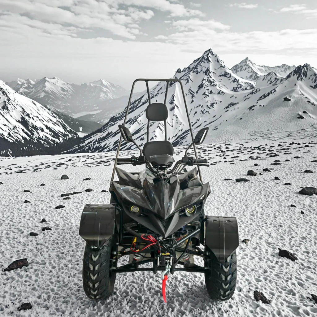 2025 New Style 200cc ATV with Frame and Airbag Shock Absorption