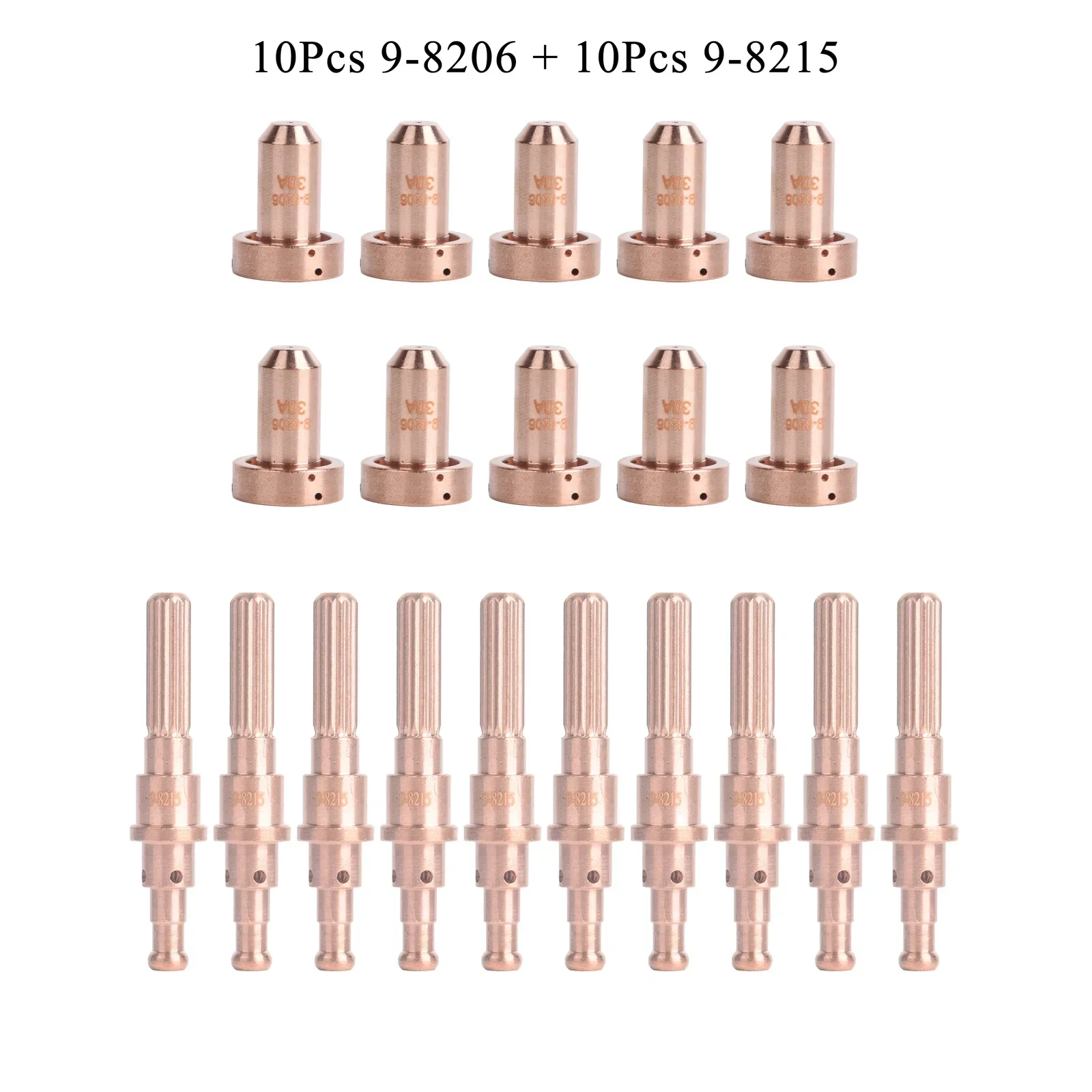 

20Pcs Plasma Electrode Tip 9-8206 30A Electrode 9-8215 Fit Thermal Dynamics SL60 SL100 Plasma Cutter Torch