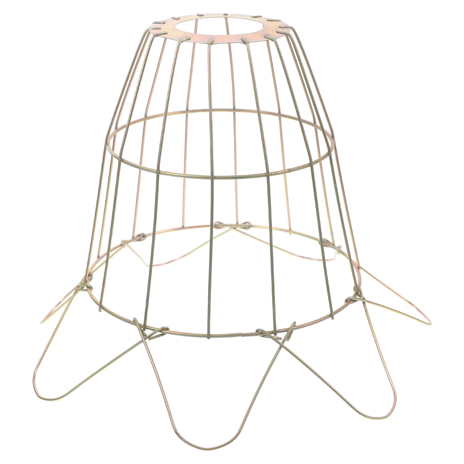 

E27 Small Lamp Insulation Lampshade Protective Wire Cage Industrial Vintage Iron Bulb Shade Pendant Lamp Guard Light Bulb Cage