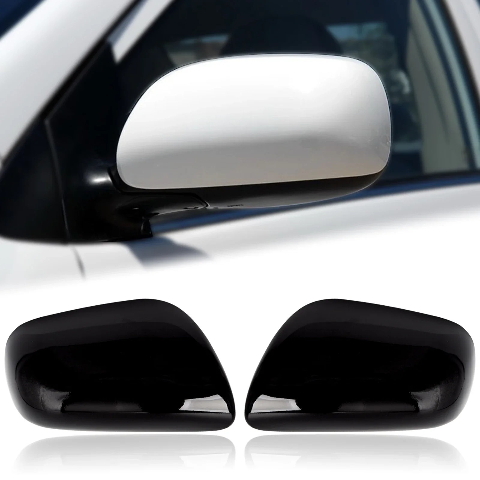 Door Rearview Mirror Cover Cap Housing Fit for Toyota Corolla 2007-2013 Car Accessories