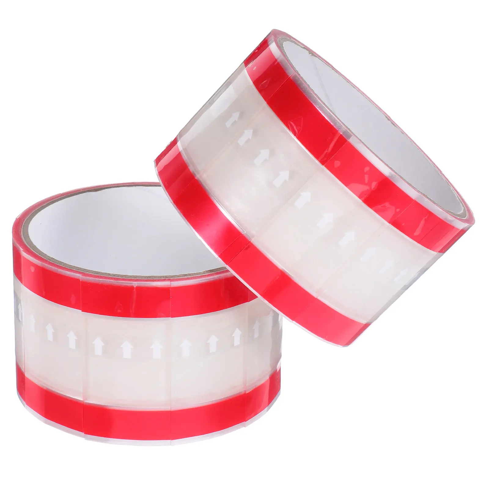 2 Rolls Clear Adhesive Seal Sticker for Beverage Cups Leak Proof Tamper Evident Coffee Seal Labels Milk Cup Sealing Transparent