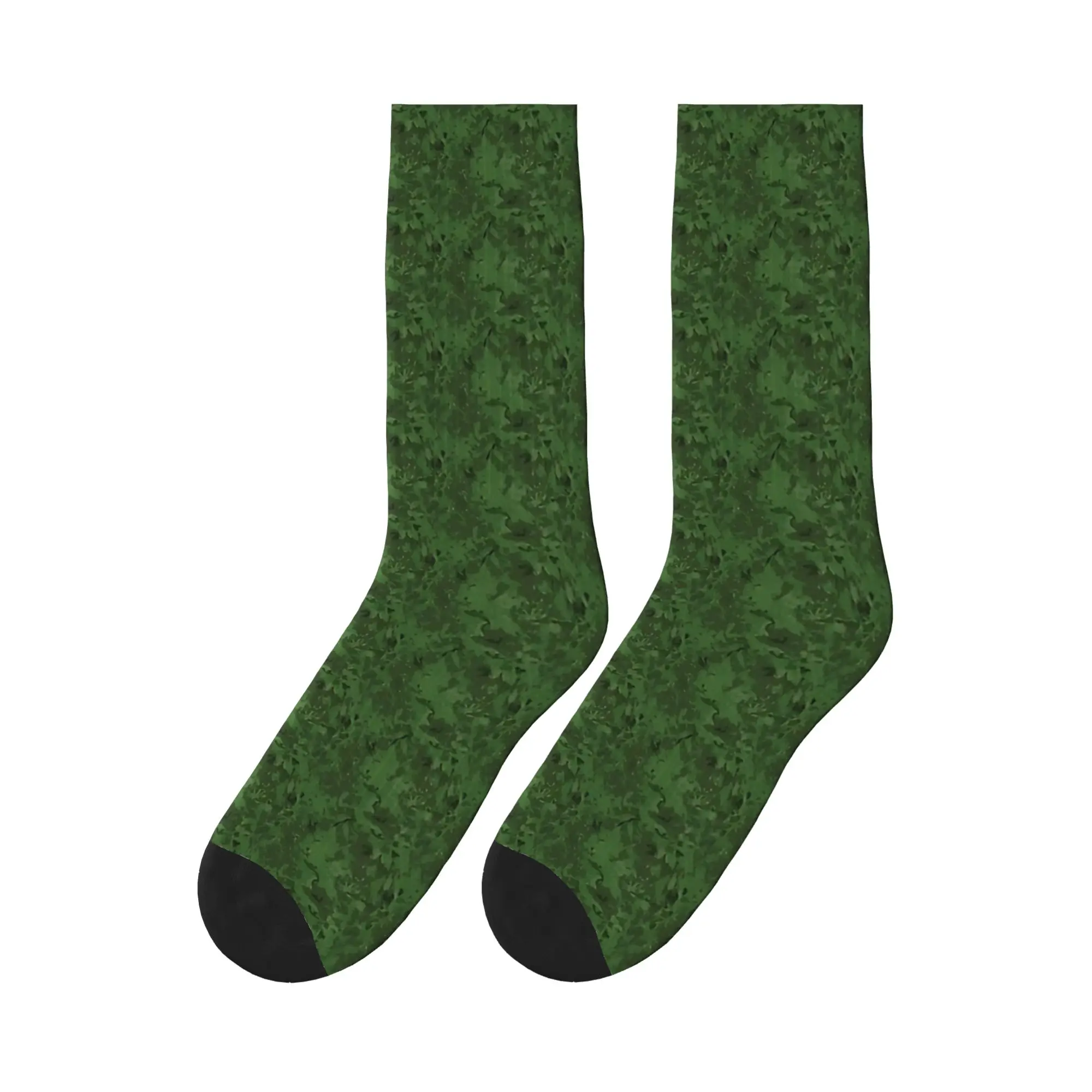 

Green Camouflage Stockings Trendy Socks Men Breathable Socks Autumn Outdoor Design Non-Slip Socks Gift Idea