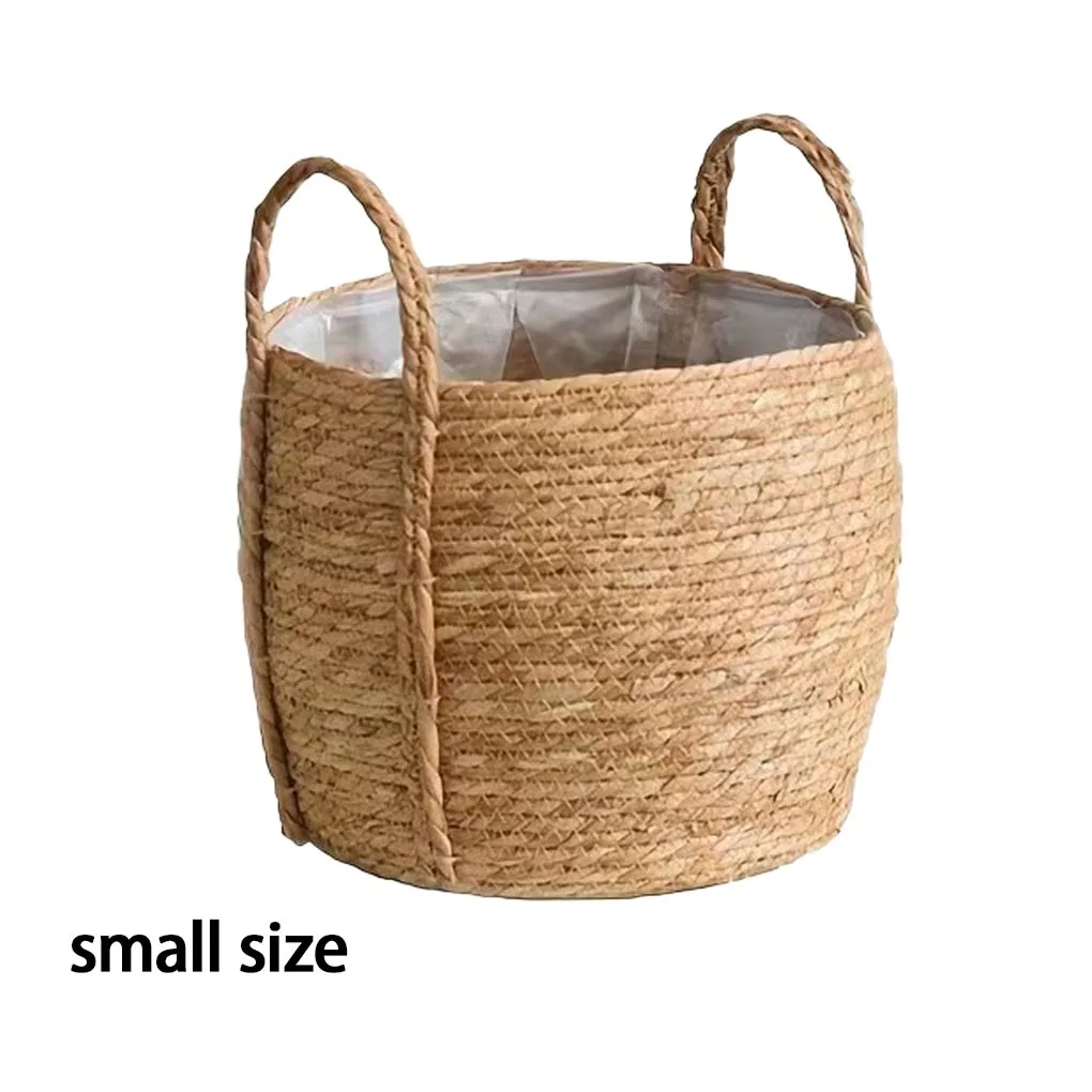 Large Plant Pots Indoor Hand Woven Wicker Plant Pot For Clean Planting And Storage Not Only Can Be m