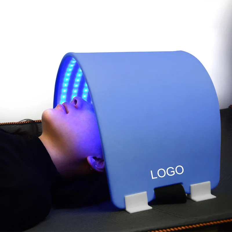 Custom logo new 7 colour Near infrared pdt led red light therapy facial machine