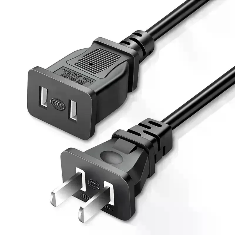 2M 5M 10M US Plug AC Power Connector Cable TV PC Laptop Power Supply Wire Copper Charging Line