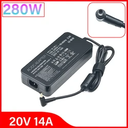 20V 14A 6.0x3.7mm ADP-280BB B AC 280W Charger Laptop Adapter For ASUS PG35V G703GI GX701 ROG G703GX G703GS GX703HS Power Supply