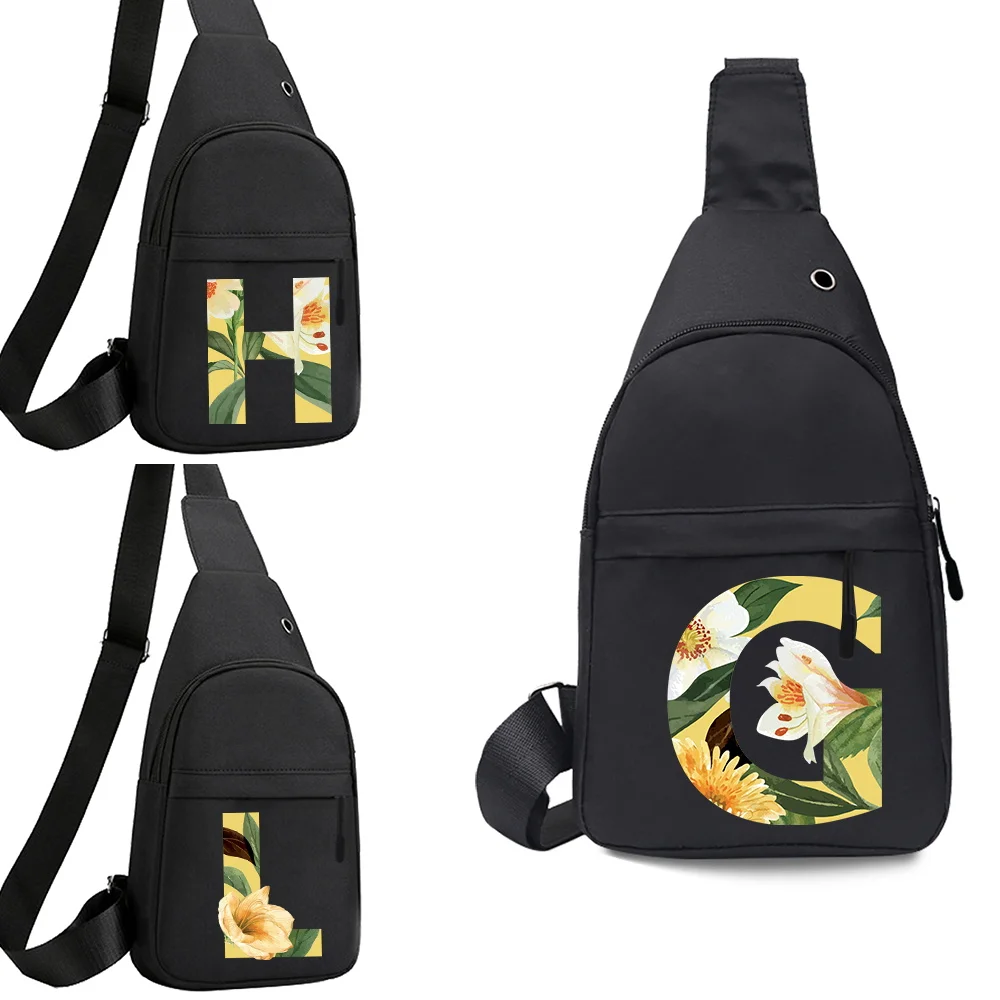 

Chest Pack 2025 New Men Phone Chest Bag Multi-functional Lightweight Shoulder Large Capacity Crossbody Bags Floral Series