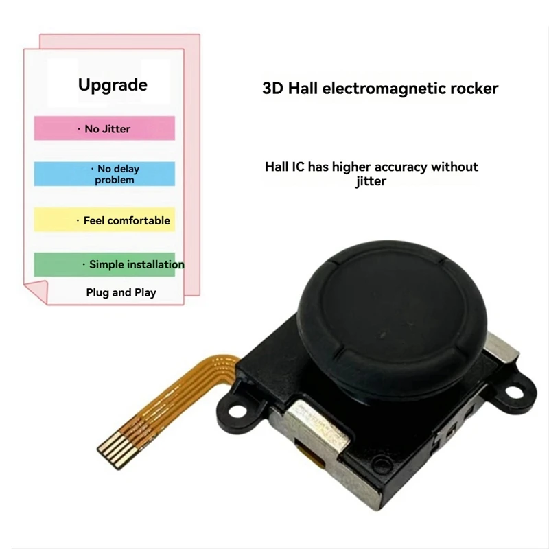 Joystick electromagnético TMR para ANBERNIC RG505 RG405M RG405V Rgcube túnel Joystick de resistencia magnética 2 uds