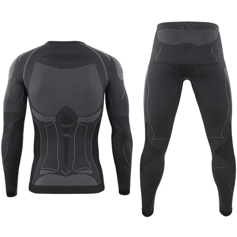 Men Gym Tight Clothing Set Compression Fitness Polyester Sweat Suits Quick-dry Leggings Trainning Sportwear Tracksuit Gym Tight