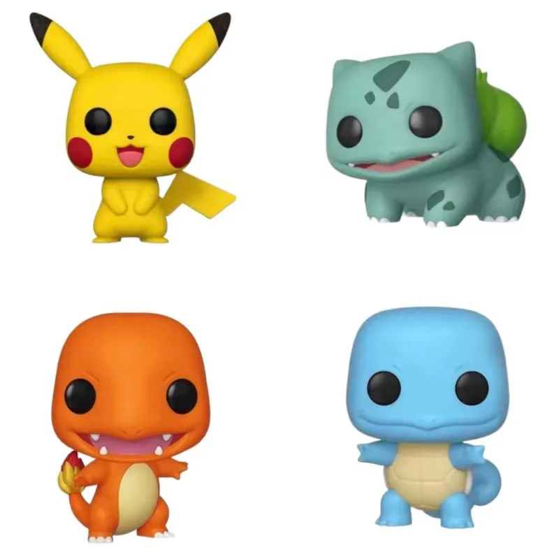 

New Pokemon Monster CharMander Squirtle Bulbasaur Anime Derivative Peripheral Doll Children's Toy Car Home Decoration Gi