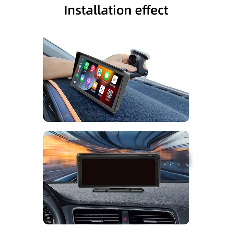 1Set 10.26Inch Car Touch Screen Wireless Carplay Android Auto Bluetooth MP5 FM Receiver Car Portable Radio