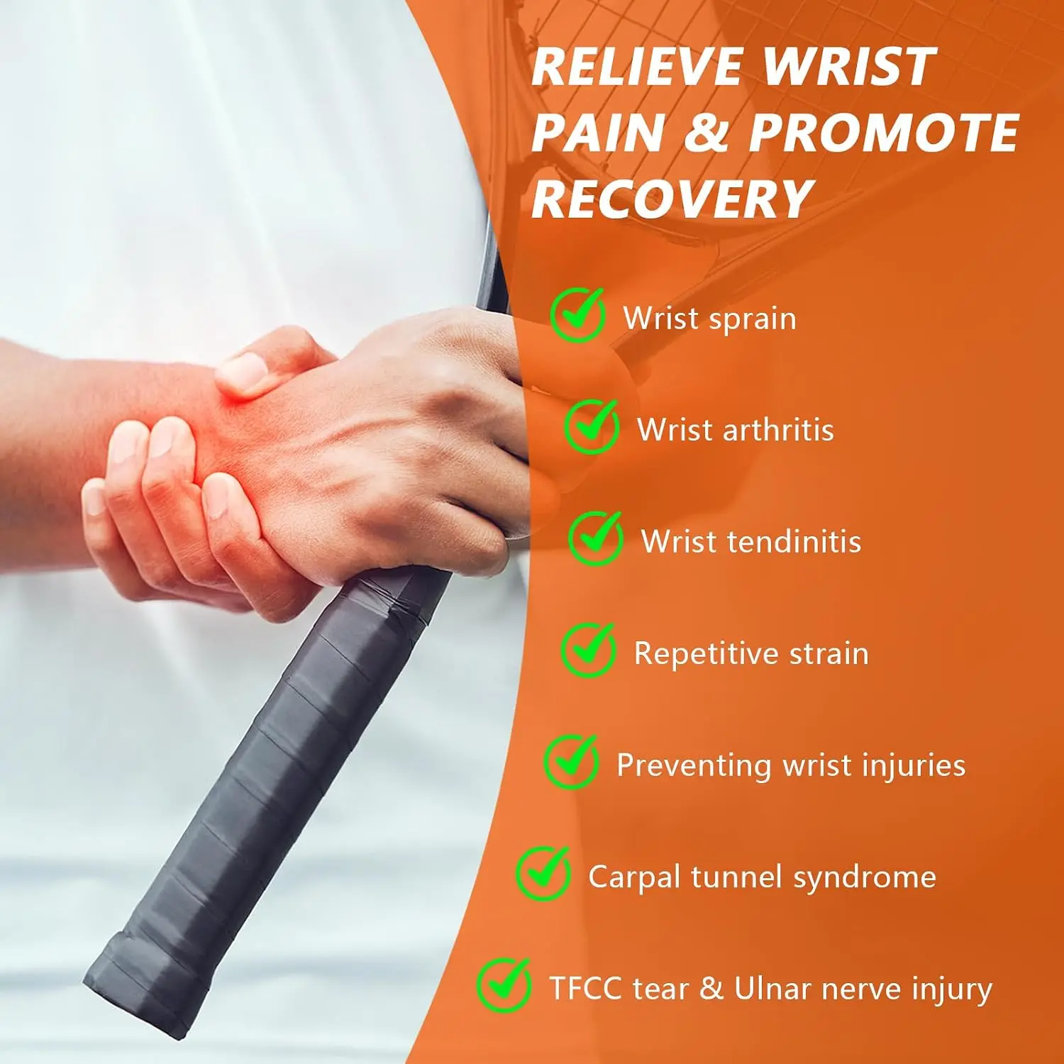 Elastic Wrist Guard Fitness Wristband Professional Splint Hand Brace Protector Band Fixed Pressure Velcro Adjustable Protective