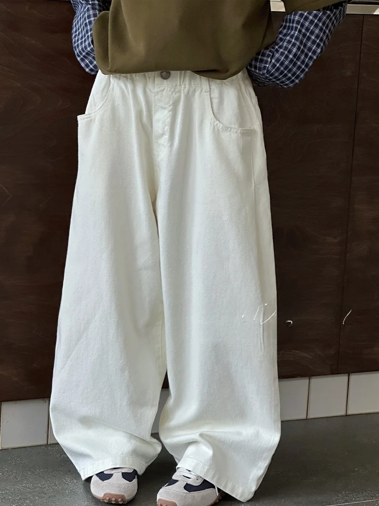 aiza-basic-kids-casual-pants-straight-leg-thin-cotton-blend-spring-autumn-wear-for-girls-big-kids-comfortable-loose-fit-trousers