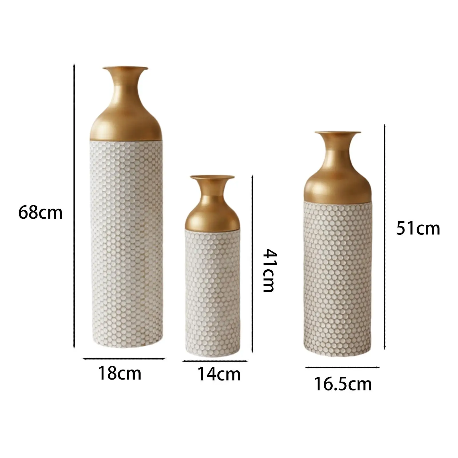 3 قطع زهرية زارع الزهور الجافة هدية عيد ميلاد تشكيلة زهور الحديد لعيد الحب رف المنزل المطبخ