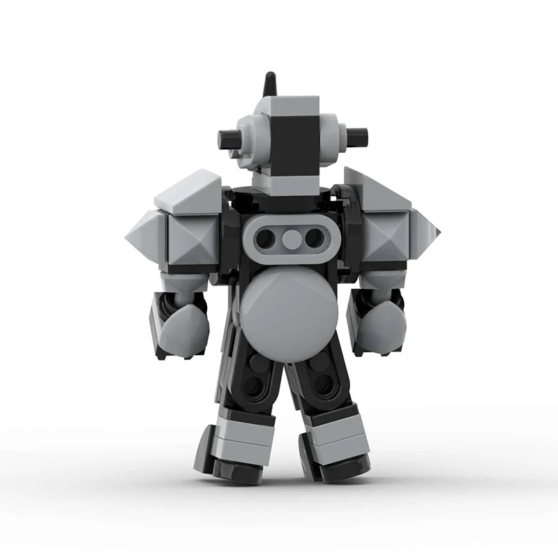 MOC 크리 에이 티브 디자인 소형 전투기 코뿔소 메카 빌딩 블록 모델 어린이 퍼즐 조립 장난감 소년의 생일 선물 장식품