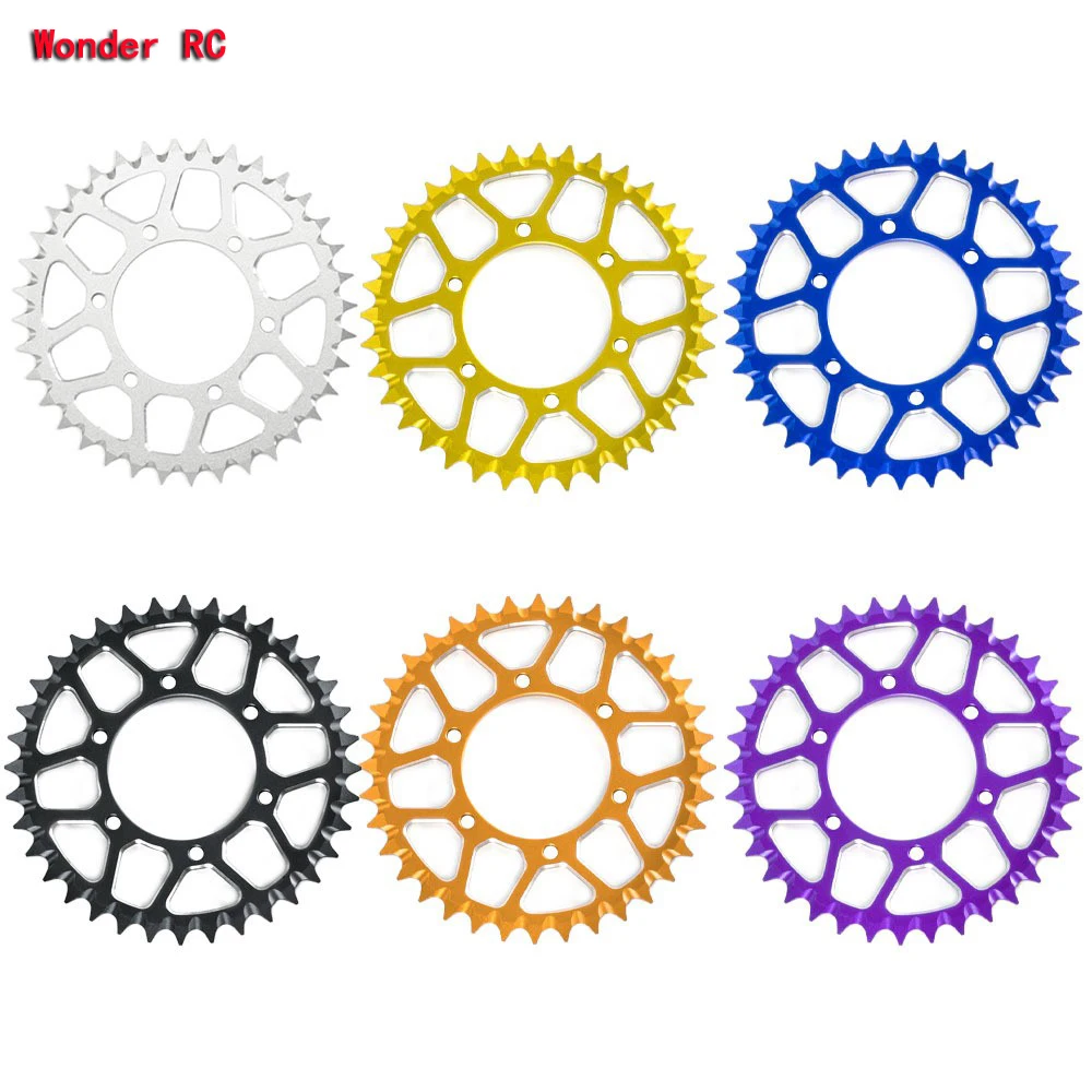 Upgraded 36T Remote Control Motorcycles Rear Hub Chain Sprocket for LOSI 1/4 Promoto-MX Toy Accessories