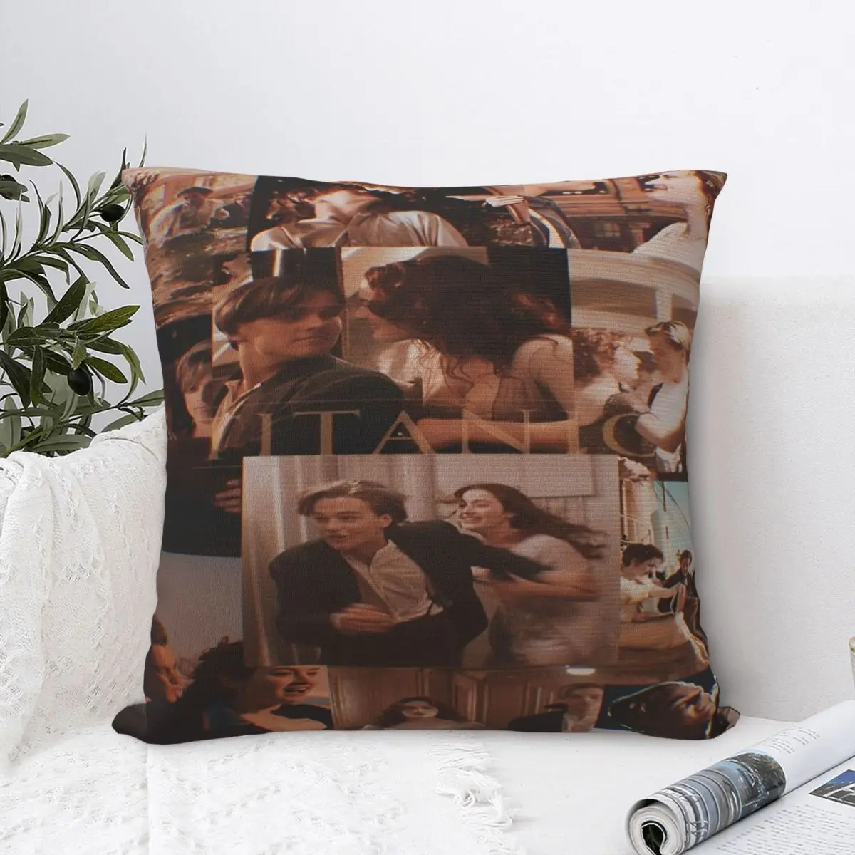 

Titanic Movie Pillowcase Merch Soft Cushion Cover Throw Pillow Cover Seater Decoration Square Multi-Size