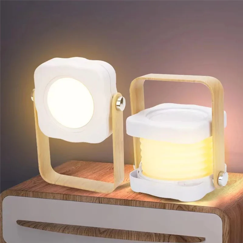 ABNO-Rechargeable Lantern Lamp Night Light Bedside Lamp Portable Night Light Bedside Lamp