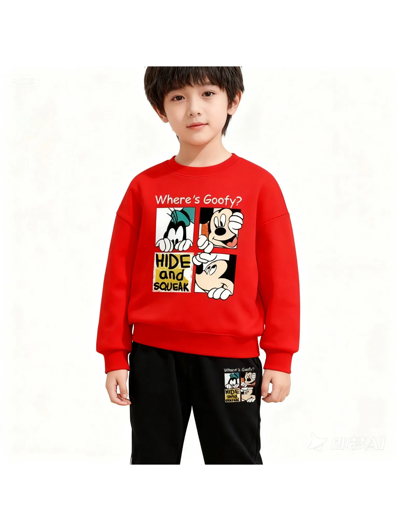 

Спортивный костюм Disney, новинка 2024, детская весна и осень, детская одежда, детская одежда унисекс и удобная