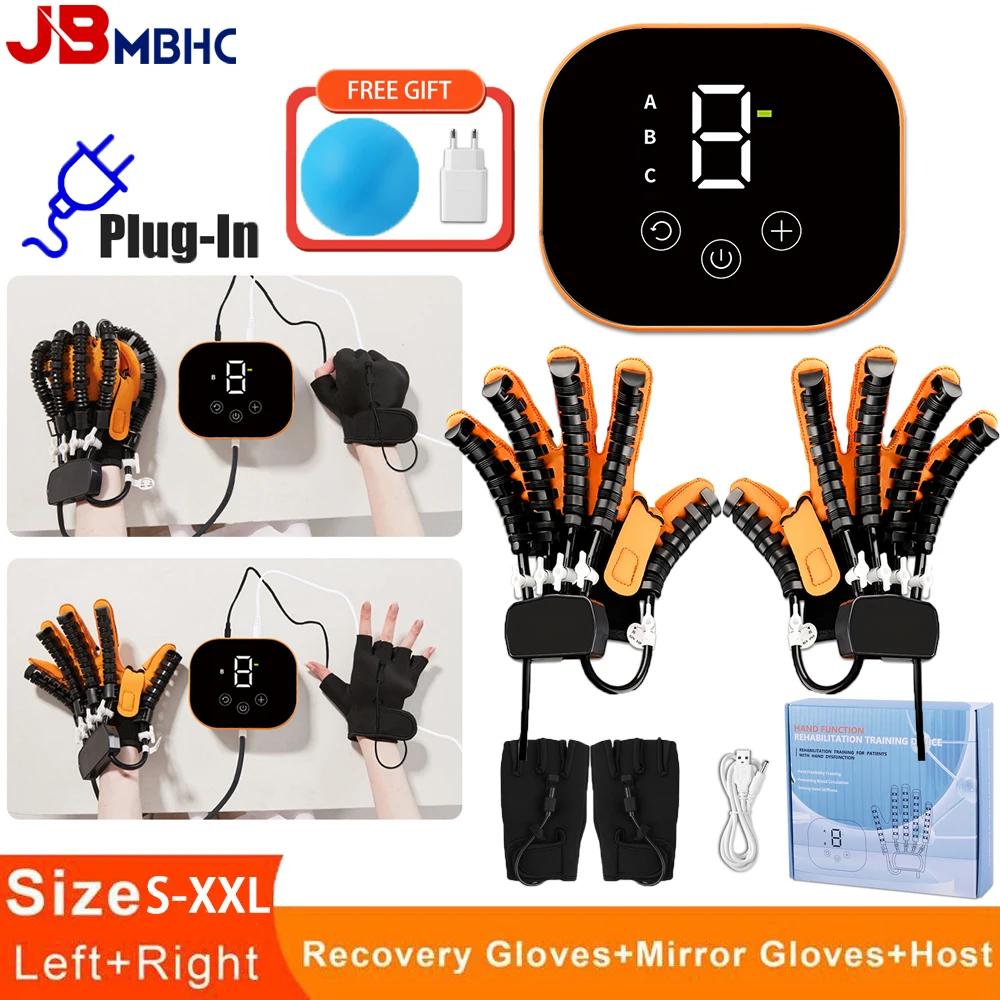 

Hemiplegia Hand Rehabilitation Robot Gloves Finger Exerciser Stroke Recovery Equipment Hand Strengthener Physical Therapy Device