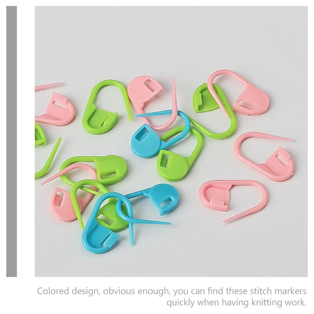 

80 Pcs Anti-relieving Pin Knitting Crochet Locking Stitch Marker Crocheting Markers for Number