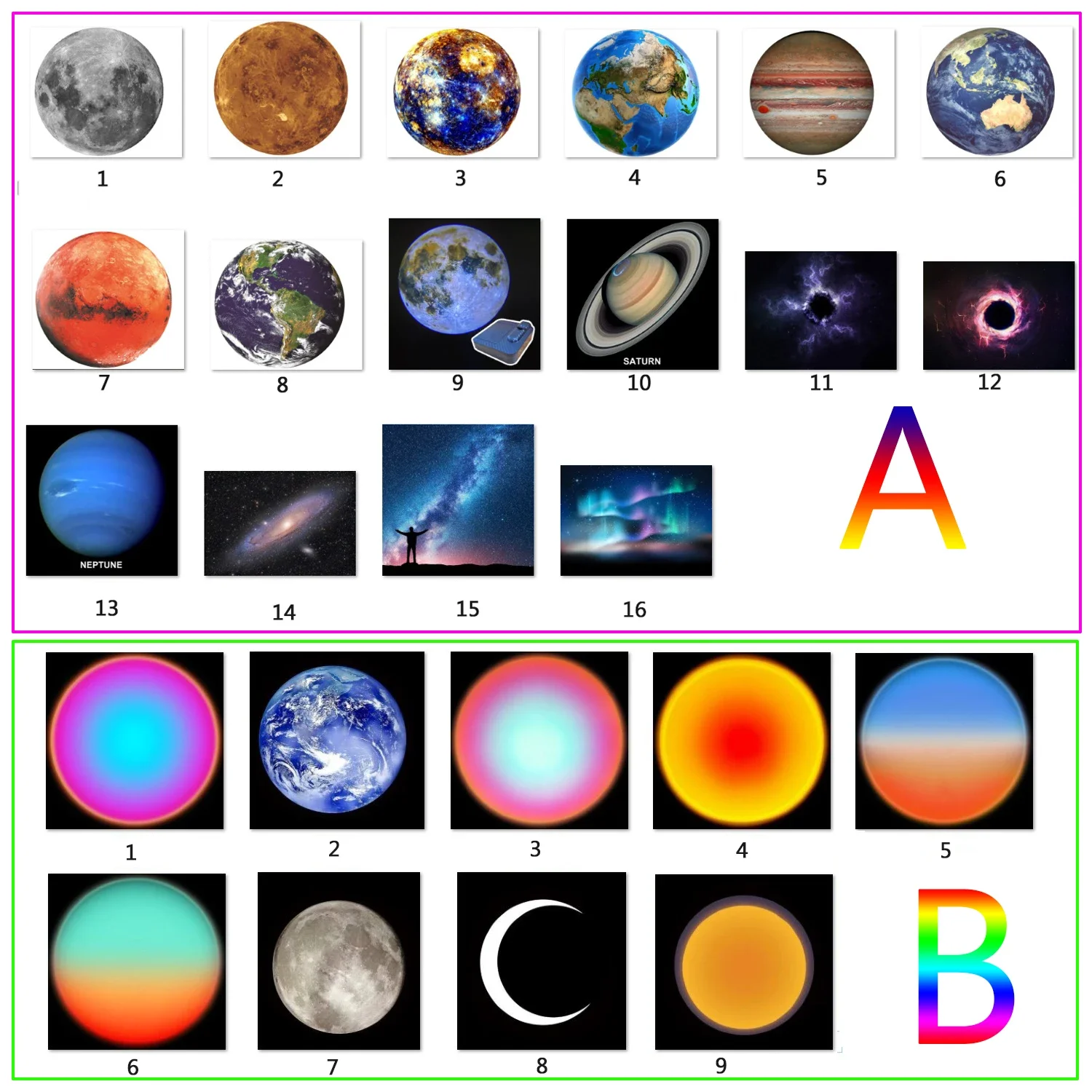 Novidade lâmpada de projeção aurora, lua, galáxia, fundo, atmosfera, luz noturna, projetor terra, fotografia lâmpada, presente natal